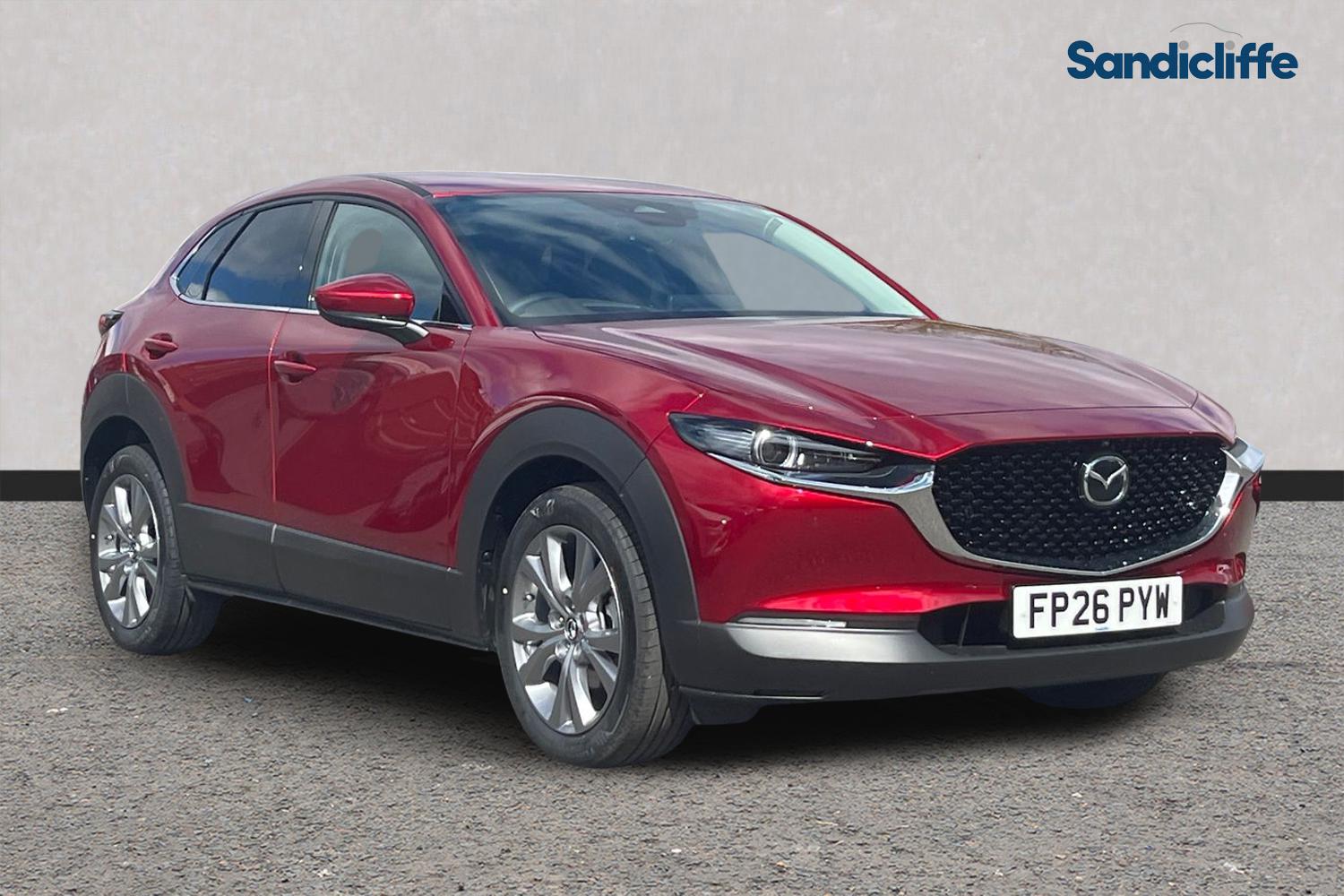 Special metallic - Soul red crystal 2025 Mazda CX-30 2.5 e-SKYACTIV G Takumi Hatchback Front-wheel drive Manual